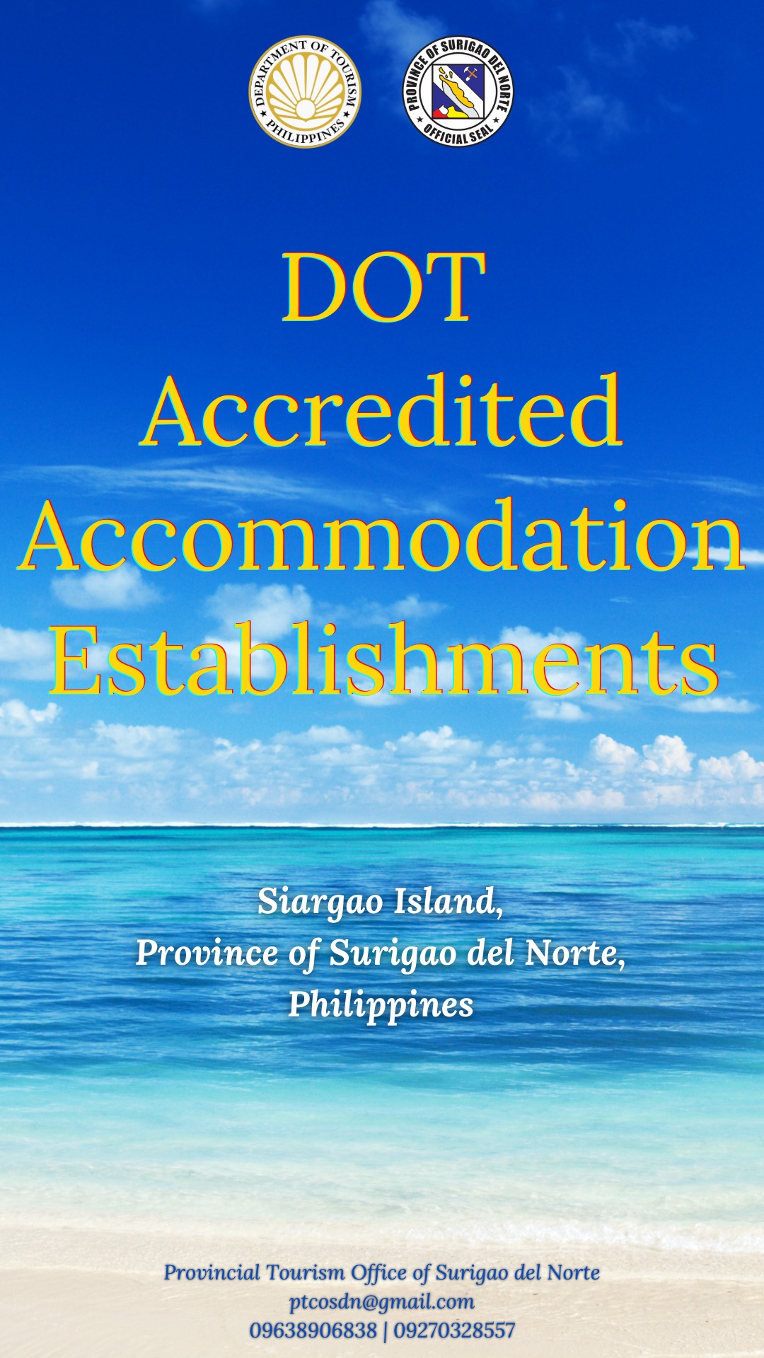  siargao  travel requirements accredited hotels